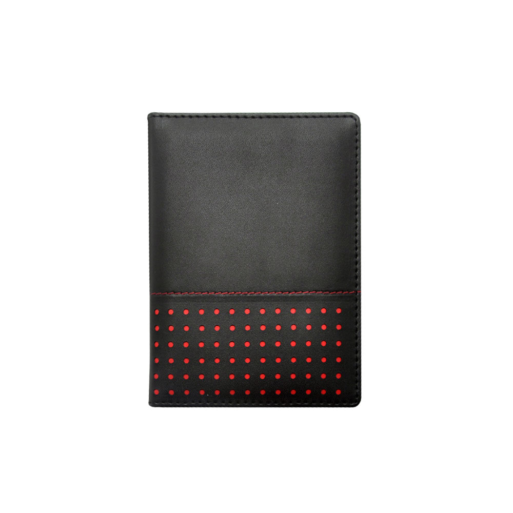 Polka PU Passport Holder