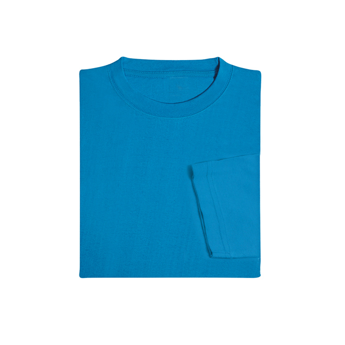 COTTON LONG SLEEVE ROUND NECK T-SHIRT