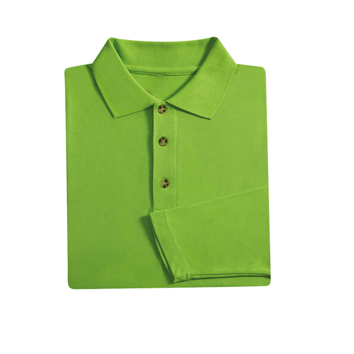 HONEYCOMB LONG SLEEVE POLO T-SHIRT