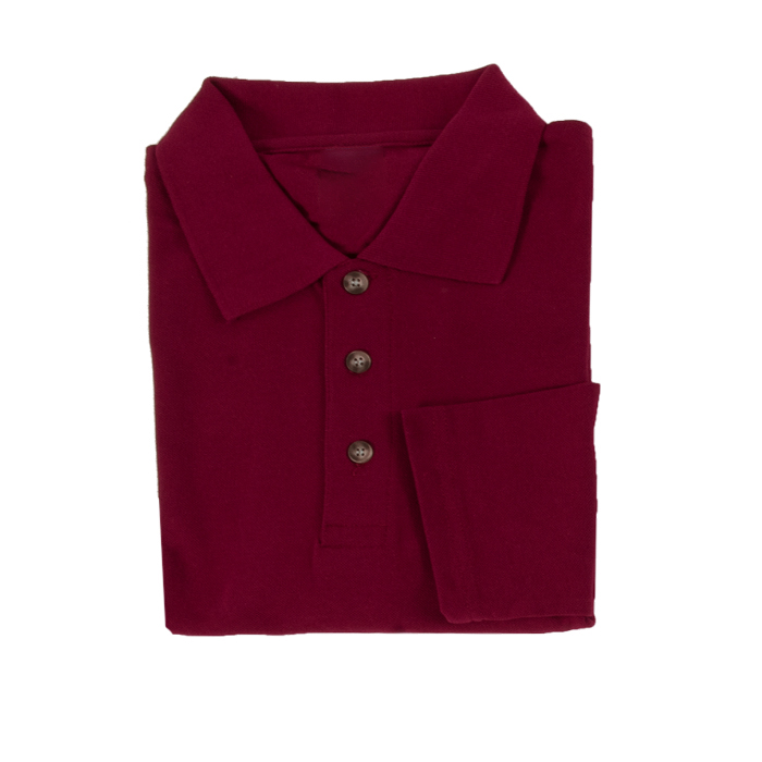 HONEYCOMB LONG SLEEVE POLO T-SHIRT