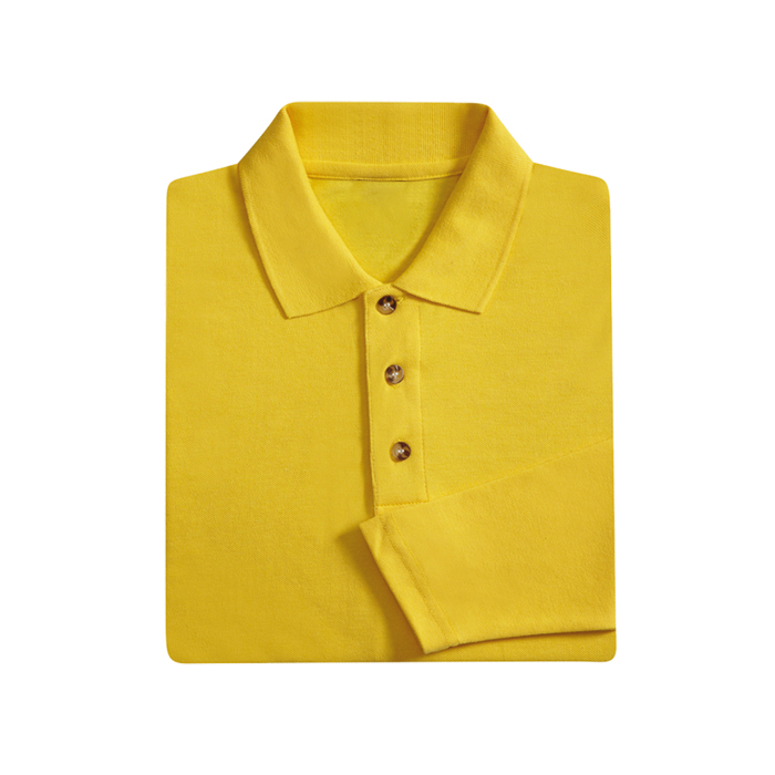HONEYCOMB LONG SLEEVE POLO T-SHIRT