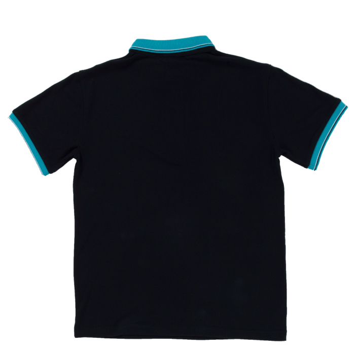 HONEYCOMB COLLAR & SHORT SLEEVE POLO T-SHIRT