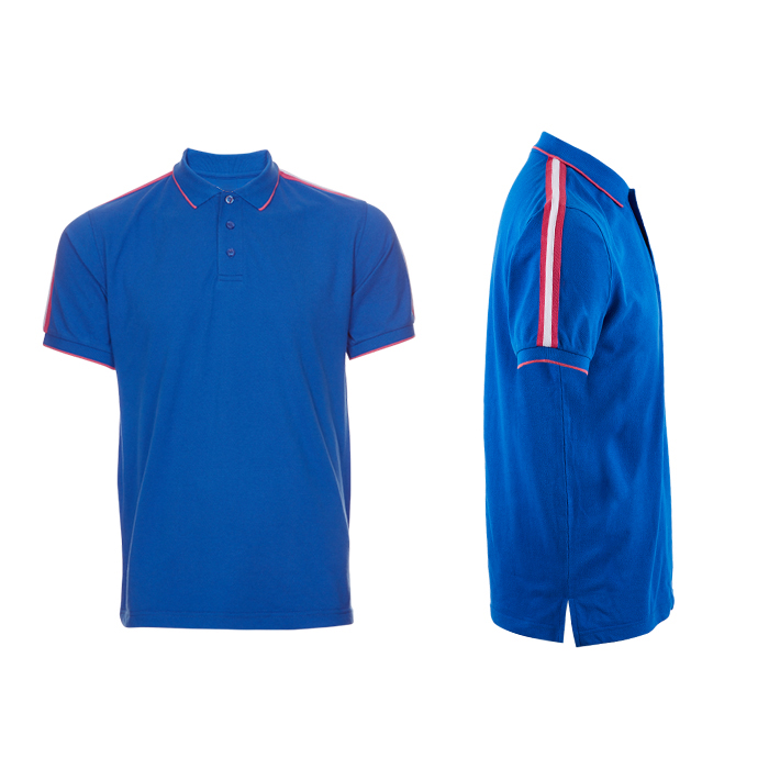 HONEYCOMB SHORT SLEEVE COLLAR POLO T-SHIRT