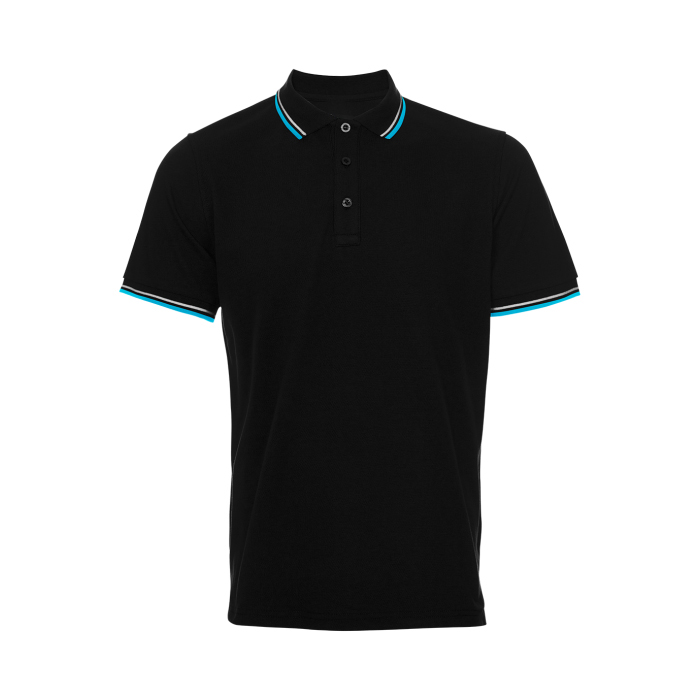 HONEYCOMB SHORT SLEEVE COLLAR POLO T-SHIRT