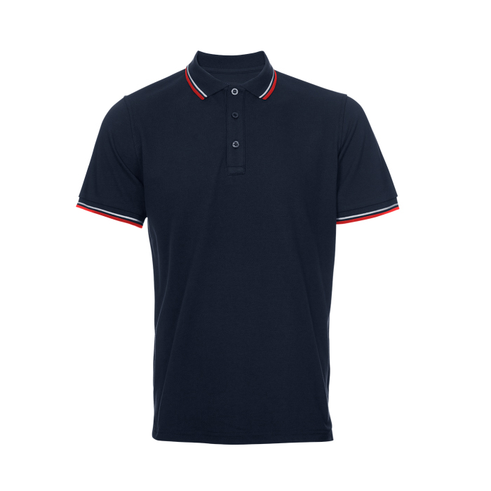 HONEYCOMB SHORT SLEEVE COLLAR POLO T-SHIRT