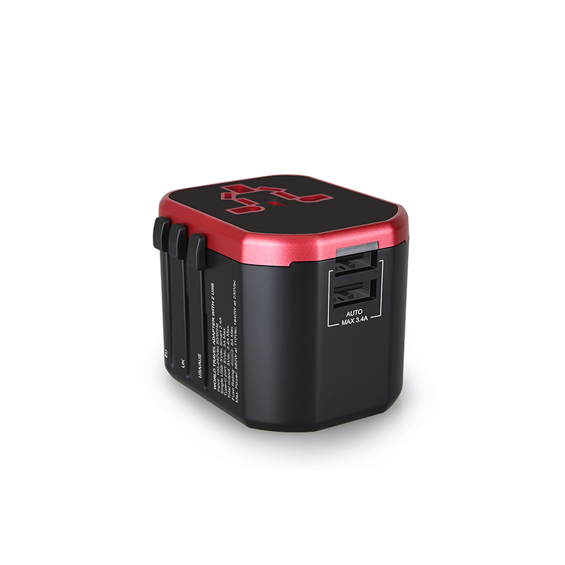 2 USB Ports Travel Adaptor