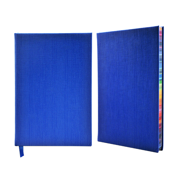A5 HARD COVER NOTEBOOK WITH RAINBOW SIDE