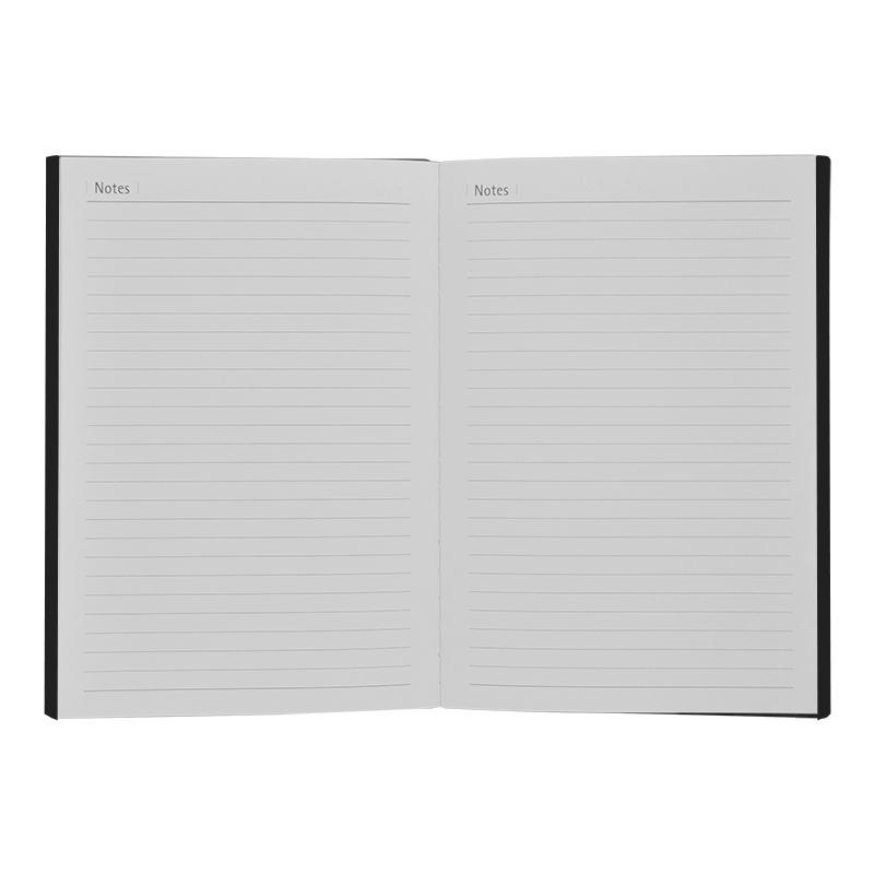 A5 HARD COVER NOTEBOOK WITH FRONT CARD & PEN SLOT