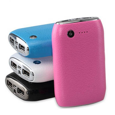 FAUX LEATHER CASED POWERBANK