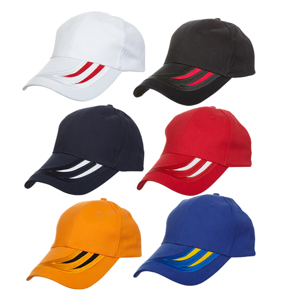 BASEBALL 6 PANEL COTTON BRUSH CAP