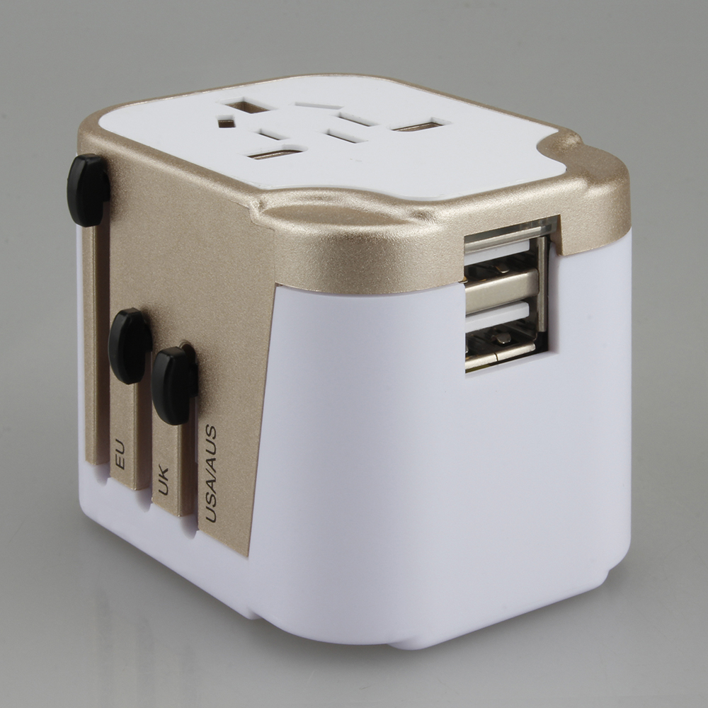 2 USB PORT TRAVEL ADAPTER