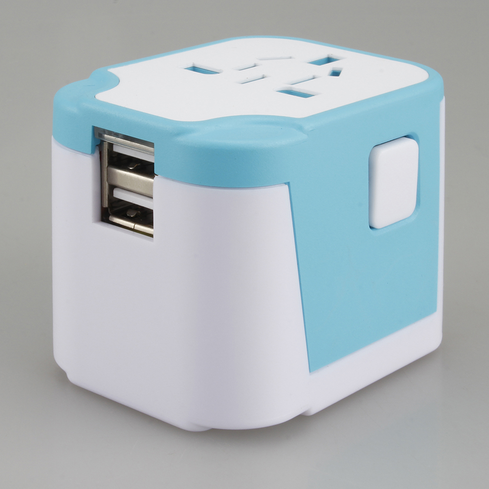 2 USB PORT TRAVEL ADAPTER