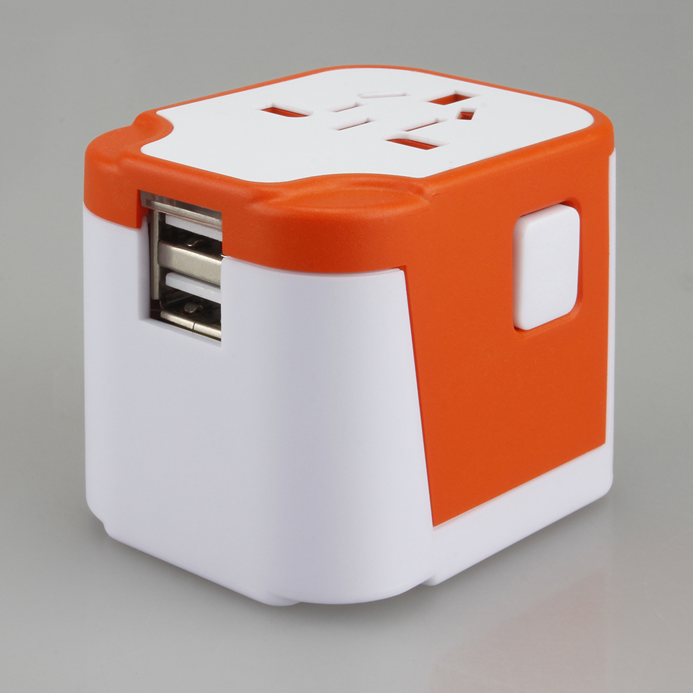 2 USB PORT TRAVEL ADAPTER