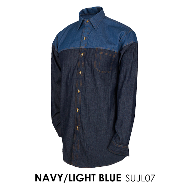 DENIM LONG SLEEVE SHIRT