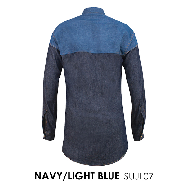 DENIM LONG SLEEVE SHIRT