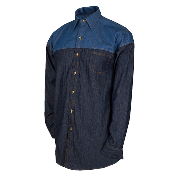 DENIM LONG SLEEVE SHIRT