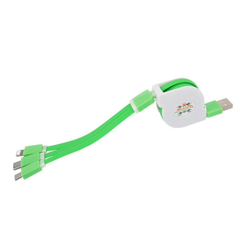 3 IN 1 RETRACTABLE CABLE WITH TYPE C