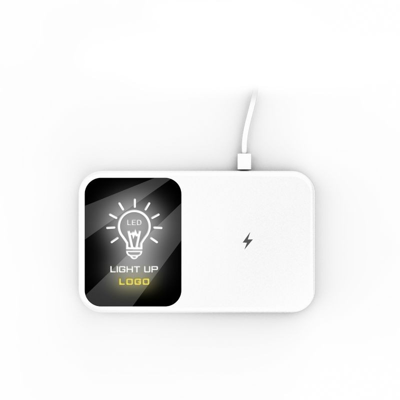 WIRELESS CHARGER LED LIGHT UP LOGO
