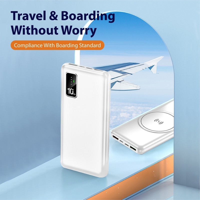 10000mAh WIRELESS CHARGING POWERBANK