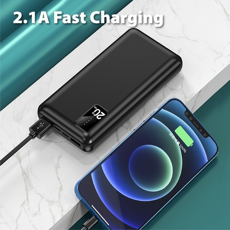 20000mAh POWERBANK - 2.1A FAST CHARGE