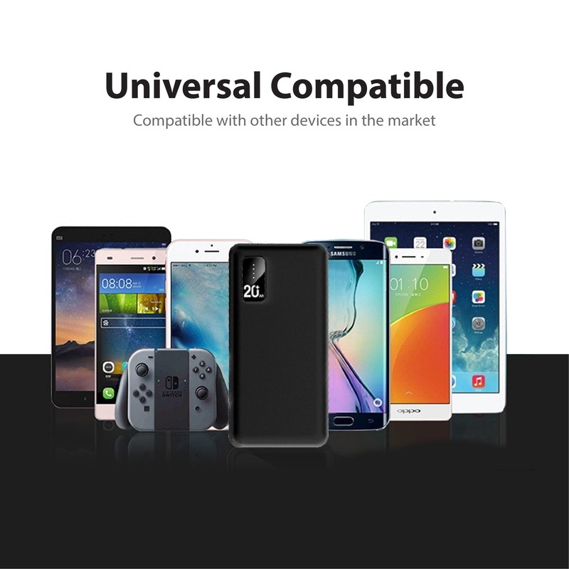 20000mAh POWERBANK - 2.1A FAST CHARGE