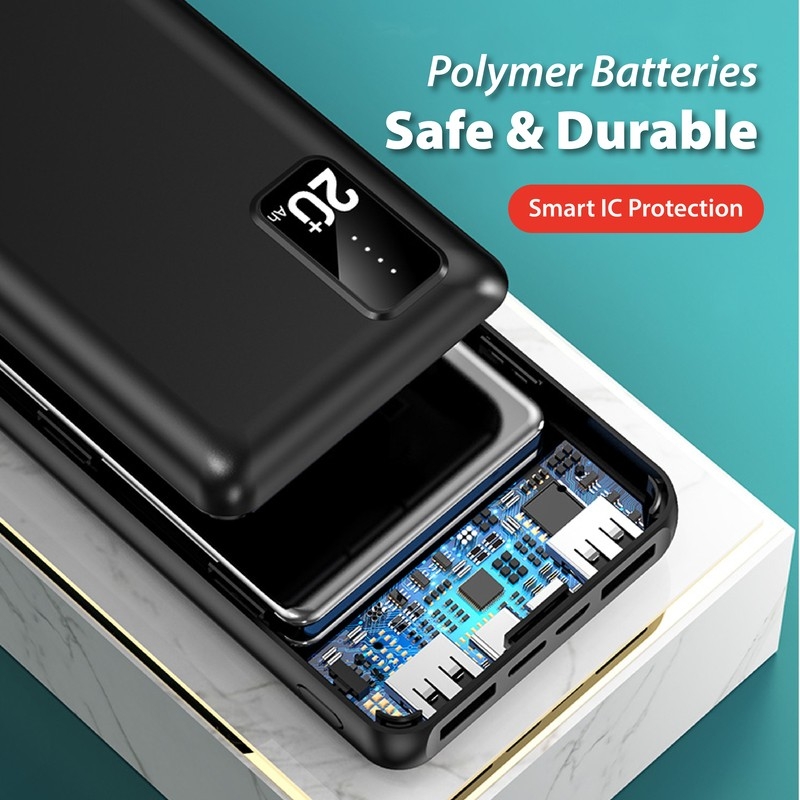 20000mAh POWERBANK - 2.1A FAST CHARGE