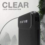 POWERLINE - POWERBANK WITH 4 DETACHABLE BUILT IN CABLE - 10000mAh