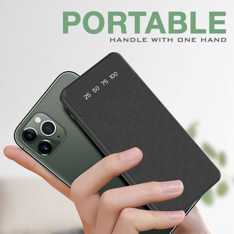 POWERLINE - POWERBANK WITH 4 DETACHABLE BUILT IN CABLE - 10000mAh