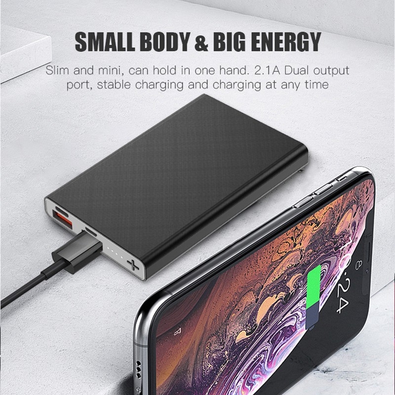 FAST CHARGE POWERBANK-5000mAh-2.1A